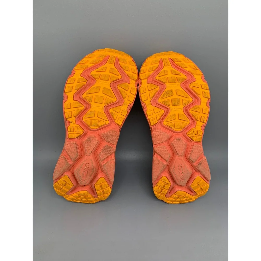 Hoka‎ One Challenger ATR 6 GTX Blue Orange Trail Running Shoes Womens 7.5